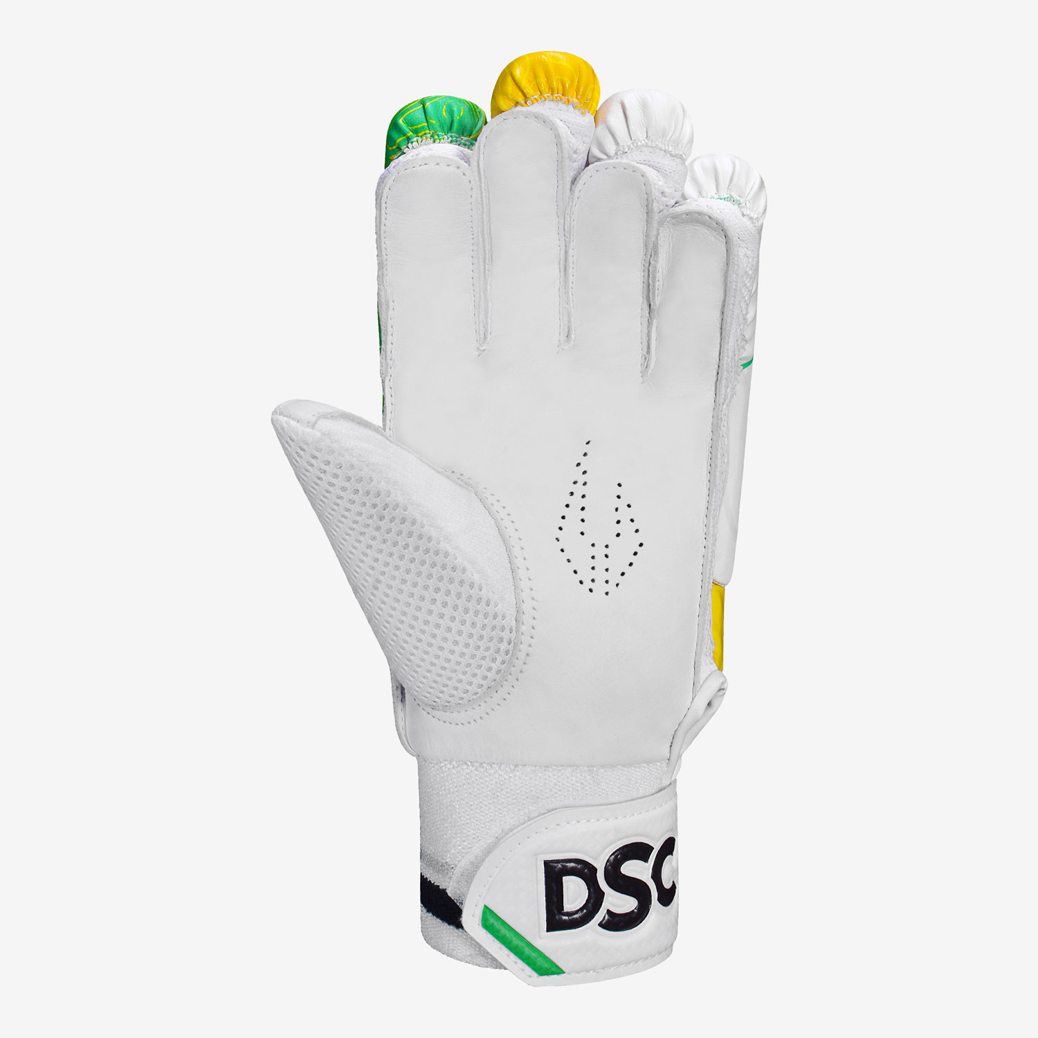 Attitude Batting Gloves (Green/Yellow) - Mens