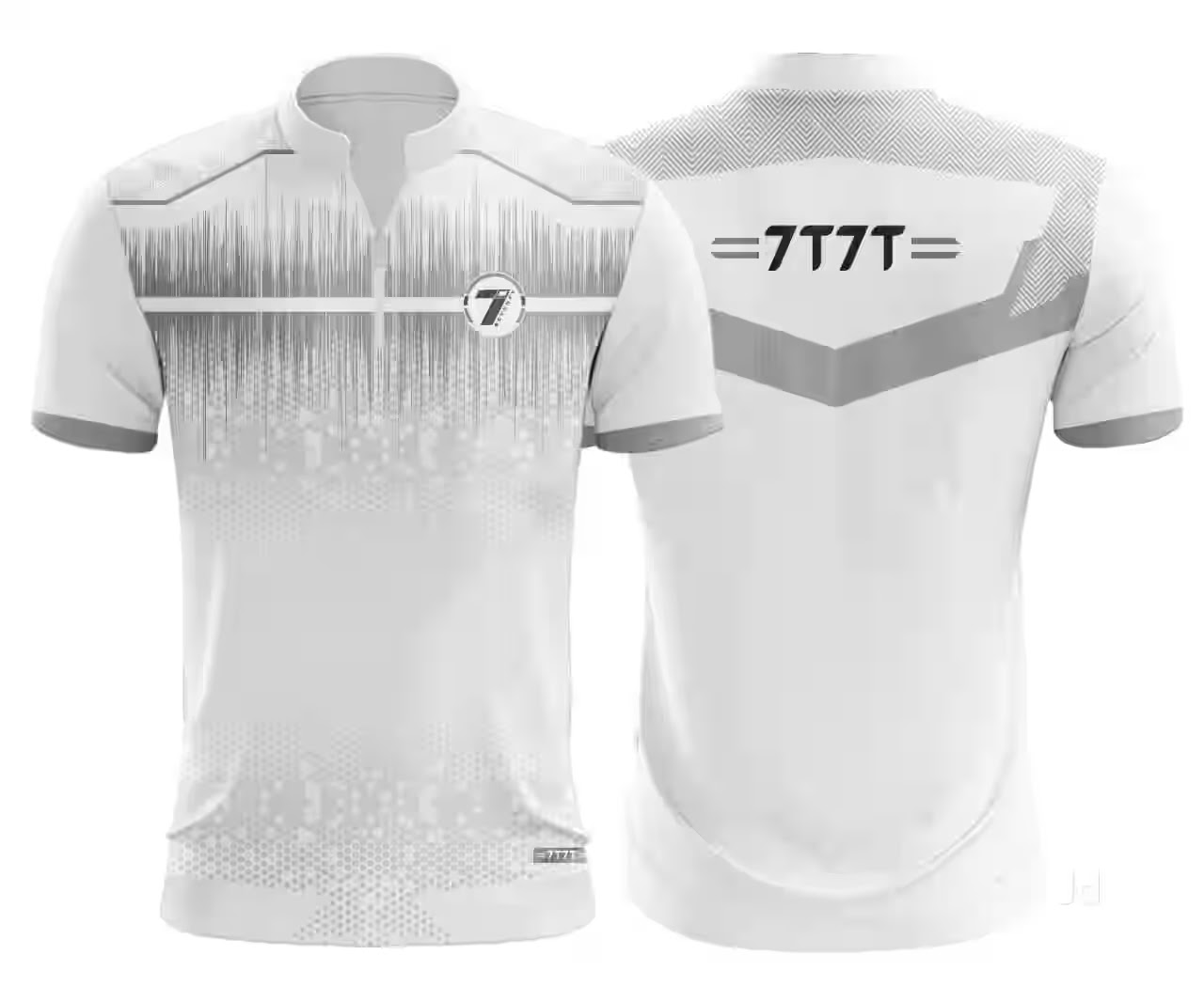 7T7T WHITE JERSEY H/S