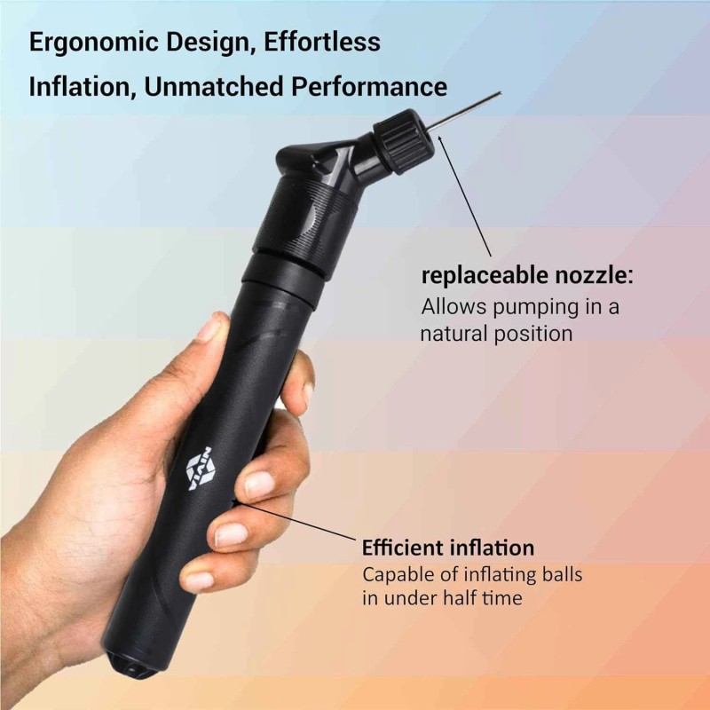 NIVIA BALL PUMP DOUBLE ACTION - SportsNext Store photo 2