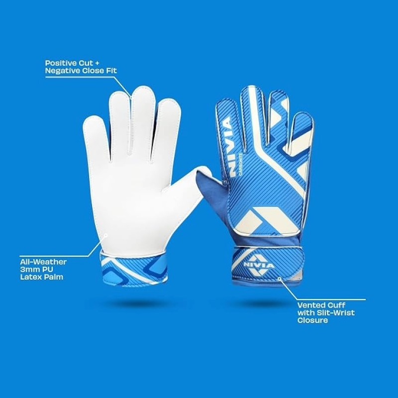 NIVIA CARBONITE WEB GOALKEEPER GLOVES - SportsNext Store photo 2