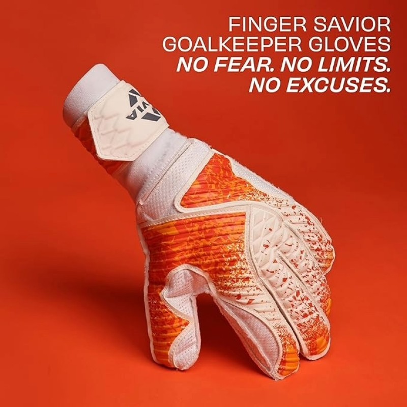 NIVIA FINGER SAVIOUR GOALKEEPER GLOVES - SportsNext Store photo 3
