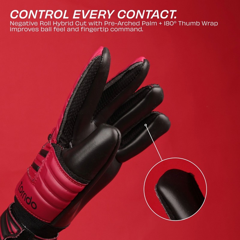 NIVIA RAPTOR TORNADO GOALKEEPER GLOVES - SportsNext Store photo 4