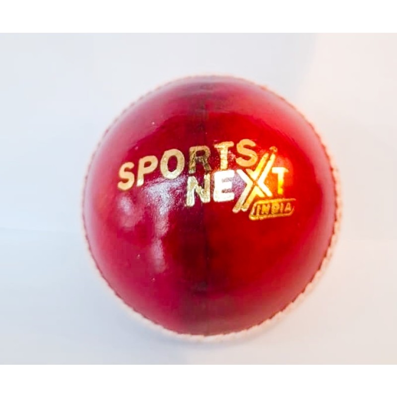 SPORTSNEXT Club Red Leather Ball