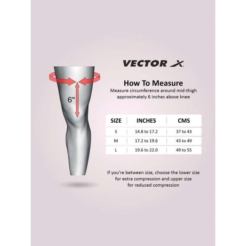 VECTOR ELASTIC KNEE SUPPORT - SportsNext Store photo 4